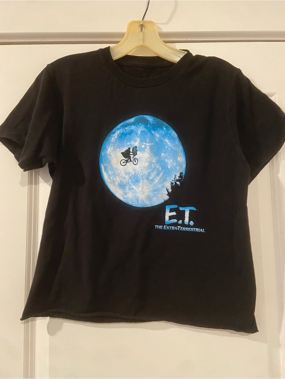Universal Black Tee with Blue Moon E.T. Graphic small